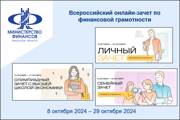 Всероссийский онлайн-зачет по финансовой грамотности.