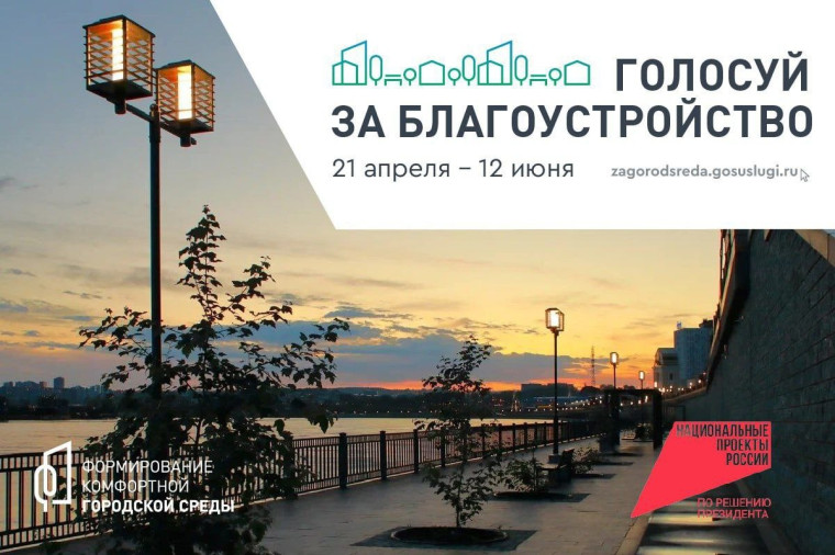 Голосование за общественные пространства.